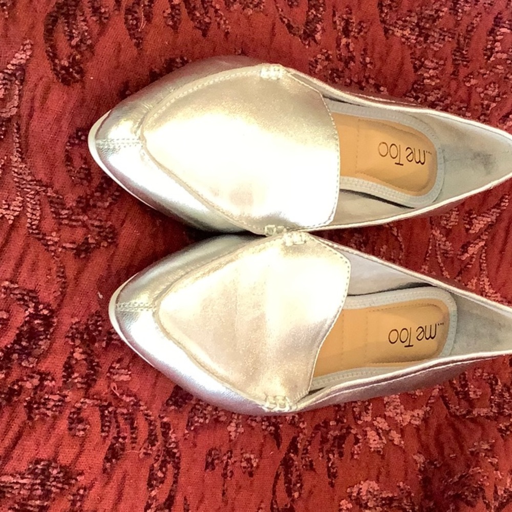 Me too Audra flats silver 7